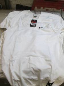 5 new mens large nike white footbal...