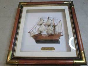 17 inch x 18 inch framed mayflower ...