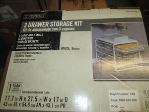 everbuilt 3 drawer storage kit ...