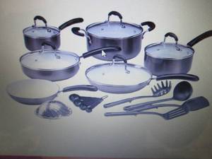 20-Pc. Nonstick Ceramic Aluminum Co...