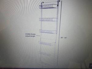 Lavish Home 5 Overdoor Rack with 6...