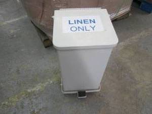 Metal Rubbermaid Step Trash Can...