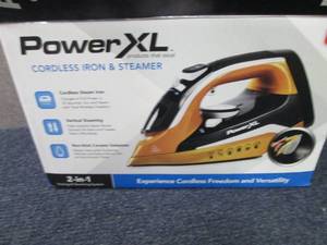 PowerXL Cordless Iron and Steamer o...