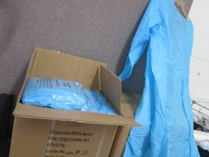 2 Cases of 80(8-10pks)Blue PEVA Dis...