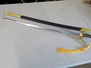 lot 2 image: United States Marine Sword and Case...