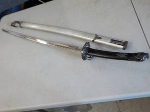 lot 3 image: 440 Stainless Steel Sword and Case...
