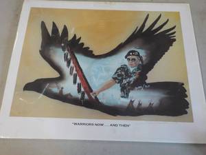 lot 7 image: Warriors Now and Then, signed 2334...