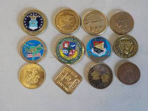 lot 16 image: Collectible Medallions Metals...