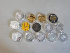 lot 17 image: Collectible Medallions Metals...