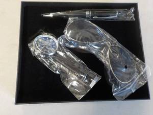 lot 245 image: Watch, Sunglasses and Pen Gift Set...