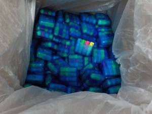 lot 257 image: Case of 250 Yellow, Pink, Blue and ...