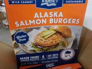 lot 293 image: Case of 12 Boxes Frozen Alaska Salm...
