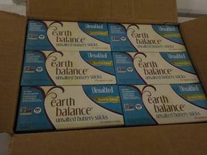 lot 295 image: 6 - 1 lb. Pkgs Earth Balance Unsalt...