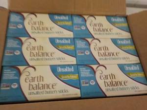lot 296 image: 6 - 1 lb. Pkgs Earth Balance Unsalt...