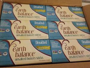 lot 297 image: 6 - 1 lb. Pkgs Earth Balance Unsalt...