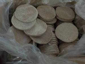 lot 302 image: 20 lb. box of frozen ground beef pa...