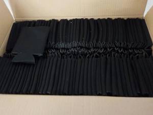 lot 333 image: Box of 100 Collapsible Black Can Ko...