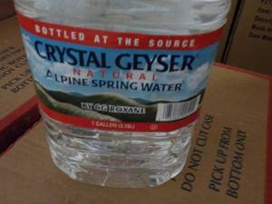lot 338 image: 2 Cases 6 Gallons each Crystal Geya...