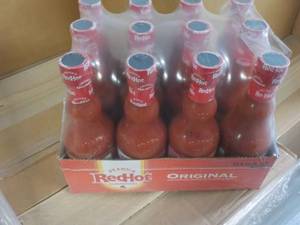 lot 358 image: Case of 12 Franks Red Hot Sauce...
