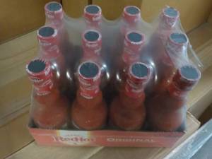 lot 360 image: Case of 12 Franks Red Hot Sauce...