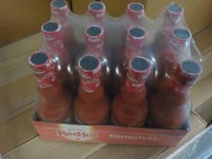 lot 361 image: Case of 12 Franks Red Hot Sauce...