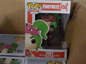 lot 362 image: Case of 36 Fortnite 458 Zoey Figuri...