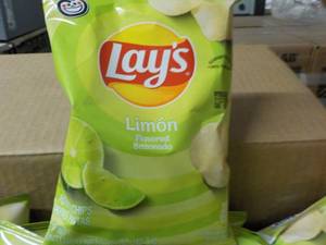 lot 370 image: Case of Lays Limon Chips best date...