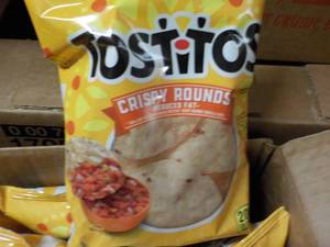 lot 377 image: Case of Tostitos Crispy Rounds bes...