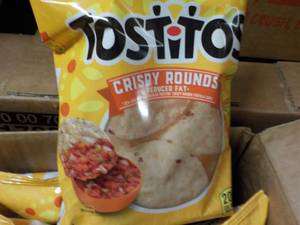 lot 378 image: Case of Tostitos Crispy Rounds bes...