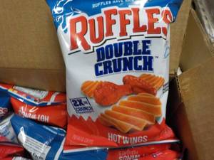 lot 383 image: Case of Ruffles Double Crunch Hot W...