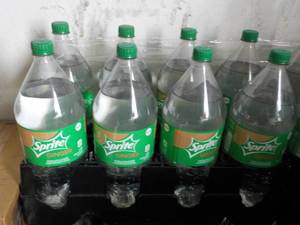 lot 416 image: 8 - 2 Liter Bottles Sprite Ginger R...