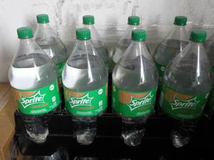 lot 417 image: 8 - 2 Liter Bottles Sprite Ginger R...