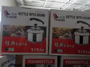 lot 434 image: 2YIXIN Stainless Kettles with Sound...