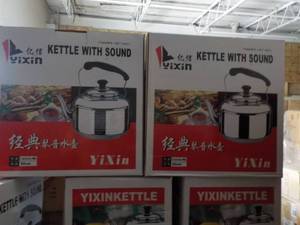 lot 435 image: 2YIXIN Stainless Kettles with Sound...