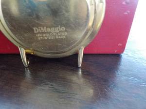lot 57 image: DiMaggio 18kt Gold Plated Presentat...