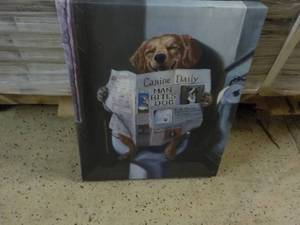 lot 74 image: Canine Canvas Print...