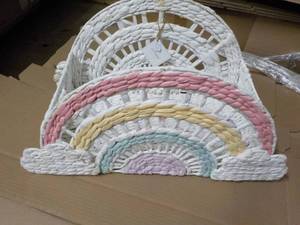 lot 80 image: Pottery Barn Kids Wicker Storage...
