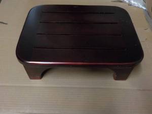 lot 81 image: Multi Purpose Wood StoolTable Top...