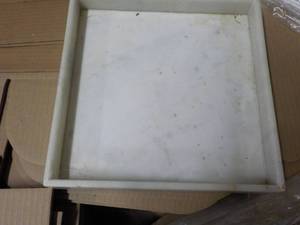 lot 83 image: Square Marble Tray...