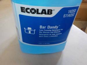 lot 159 image: 1 Gallon Ecolab Bar Dandy Detergent...