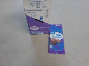 lot 177 image: Box of 12 - 3.5 oz Milk Chocolate B...