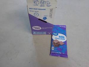 lot 178 image: Box of 12 - 3.5 oz Milk Chocolate B...