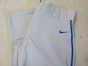 lot 215 image: Nike Baseball Pants Grey with Royal...