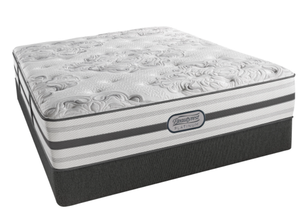 lot 6 image: Brannd New Simmons Beautyrest Recharge Luxury Firm Queen Mattress