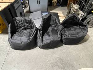 3 Big Joe Bean Bag Chairs