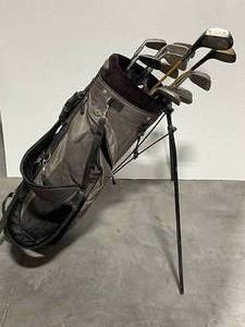 Golf Clubs and Bag