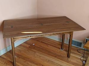 lot 17 image: Antique Thomasville Flip-Top Console Table