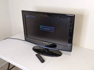 lot 45 image: Black Samsung 26 High-Definition TV