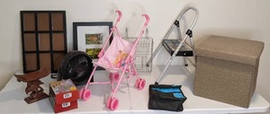 lot 91 image: Wonderful Mixed Lot Safety First Step Ladder, Hang-N-Vac, Honeywell Fan, & More