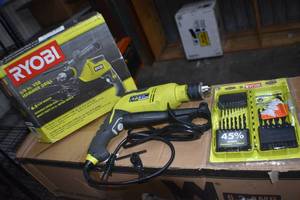 Ryobi Hammer Drill and bits